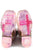 Tin Haul Youth Girls Blessed Angel Wings Pink/Brown Leather Cowboy Boots