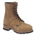 AdTec Mens Brown 9in Logger Crazy Horse Leather 6 M