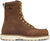 Danner Mens Cedar River Moc Toe 8in AL Brown Leather Work Boots