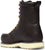 Danner Mens Cedar River Moc Toe 8in AL Dark Brown Leather Work Boots