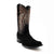 Ferrini Mens Roughrider D-Toe Black Leather Cowboy Boots