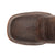 Ferrini Mens Patriot Square Toe Chocolate Leather 13in Cowboy Boots