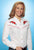 Ely & Walker Womens White Western Shirt L/S Poly/Cotton 2XL