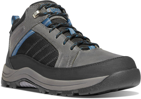 Danner Mens Riverside 4.5in ST Gray/Blue Leather Work Shoes