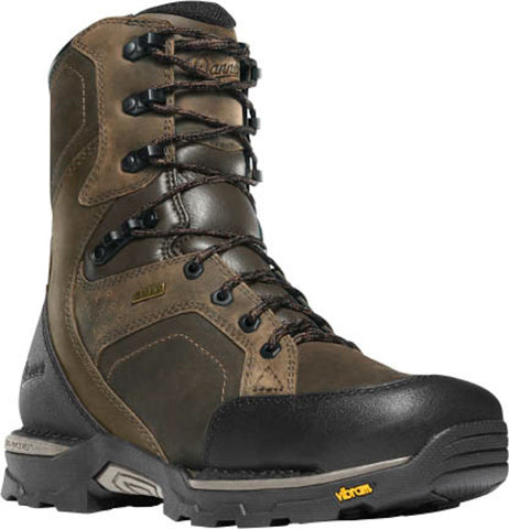 Danner Mens Crucial 8in Brown Leather Work Boots