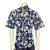Rockmount Mens Floral Print Western Navy 100% Cotton S/S Shirt