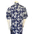 Rockmount Mens Floral Print Western Navy 100% Cotton S/S Shirt