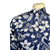 Rockmount Mens Floral Print Western Navy 100% Cotton S/S Shirt