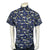 Rockmount Mens Hawaiian Print Western Blue 100% Cotton S/S Shirt