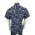 Rockmount Mens Hawaiian Print Western Blue 100% Cotton S/S Shirt
