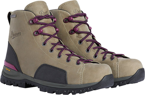 Danner Stronghold 5in Womens Gray Leather WP EH Work Boots