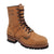 AdTec Mens 9in Steel Toe Logger Brown Work Boots