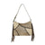 American West Womens Gypsy Patch Sand Leather Handbag Bag