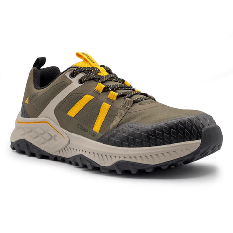Avenger Mens Aero Trail Olive/Yellow Synthetic CT EH Work Shoes