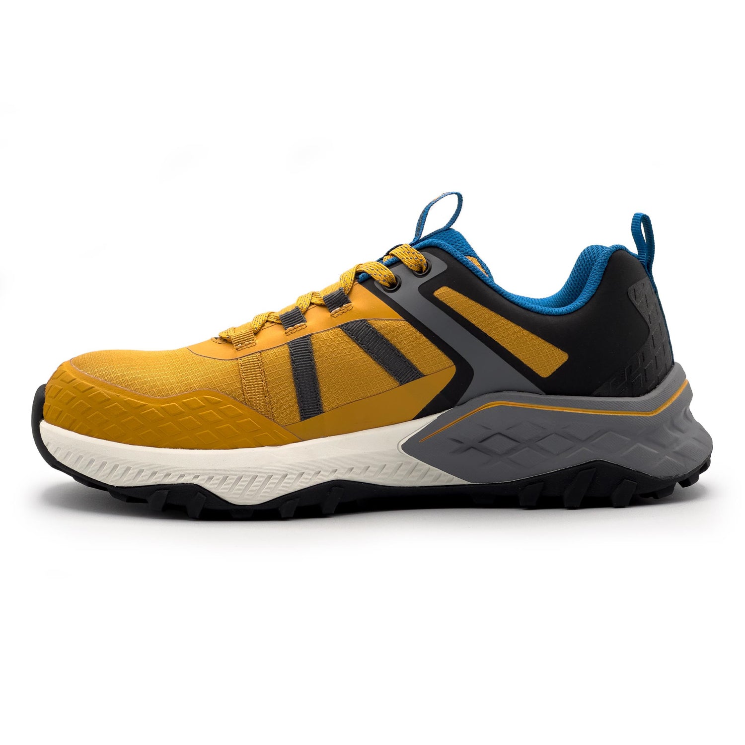Avenger Work Boots Men s Composite Toe Aero Trail Industrial Shoe Yellow Blue 10.5