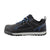 Nautilus Mens Urban Black/Blue Faux Leather AT EH Work Shoes