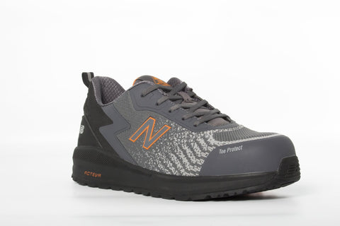 New Balance Mens Speedware Grey/Orange Textile CT EH PR SR Work Shoes