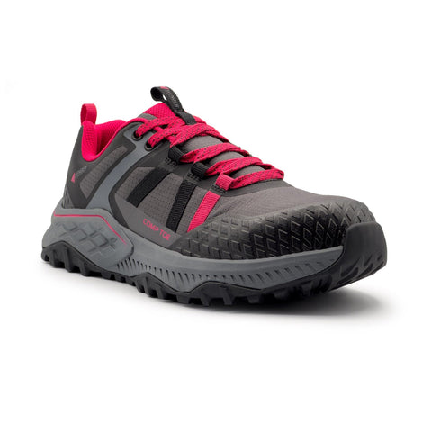 Avenger Womens Aero Trail Grey/Magenta Synthetic CT EH Work Shoes