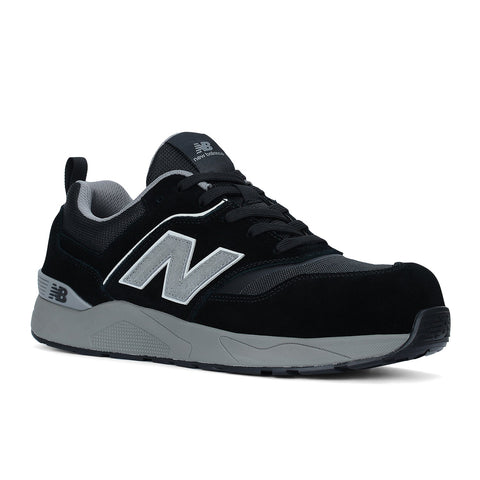 New Balance Mens Elite Lite CT EH HR SR SF Black/Grey Suede Work Shoes