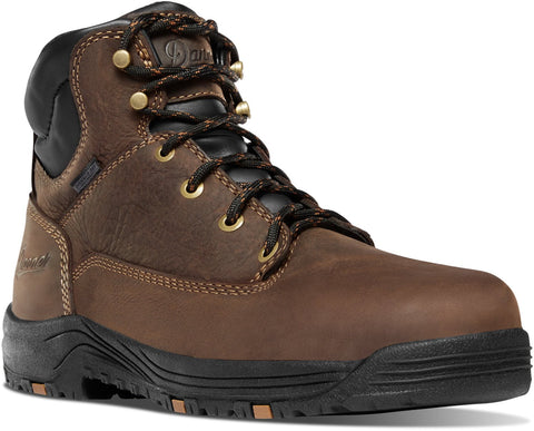 Danner Womens Caliper 5in AL Brown Leather Work Boots