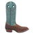 Laredo Womens Sable Brown/Turquoise Leather Cowboy Boots