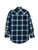 Ely and Walker Mens Western Brawny Flannel Black/Blue 100% Cotton L/S Shirt