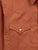 Ely and Walker Mens Western Solid Rust Poly/Cotton S/S Shirt