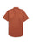 Ely and Walker Mens Western Solid Rust Poly/Cotton S/S Shirt