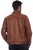 Scully Mens Bomber Zip Cognac Leather Leather Jacket