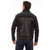 Scully Mens Full Zip Front Bomber Navy Leather Leather Jacket