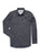 Ely and Walker Mens Solid Vented Stretch Charcoal Gray Poly/Nylon L/S Shirt