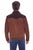 Scully Mens Zip Western Brown Leather Leather Jacket