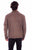 Scully Mens Herringbone Zip Brown 100% Cotton Cotton Jacket