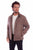Scully Mens Herringbone Zip Brown 100% Cotton Cotton Jacket