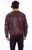 Scully Mens Aviation Bomber Brown Leather Leather Jacket