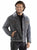 Scully Mens Faux Fur Lining Jean Blue Leather Leather Jacket