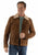 Scully Mens Everyday Sherpa Style Brown Leather Leather Jacket