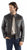 Scully Mens Cafe Racer Zip Black Leather Leather Jacket