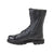 Rocky Mens Black Leather 10in Combat Zipper Jump Duty Boots