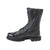 Rocky Mens Black Leather 10in Combat Zipper Jump Duty Boots