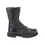 Rocky Mens Black Leather 10in Combat Zipper Jump Duty Boots