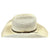 Rockmount Unisex X Band Rolled Western Natural Palm Cowboy Hat