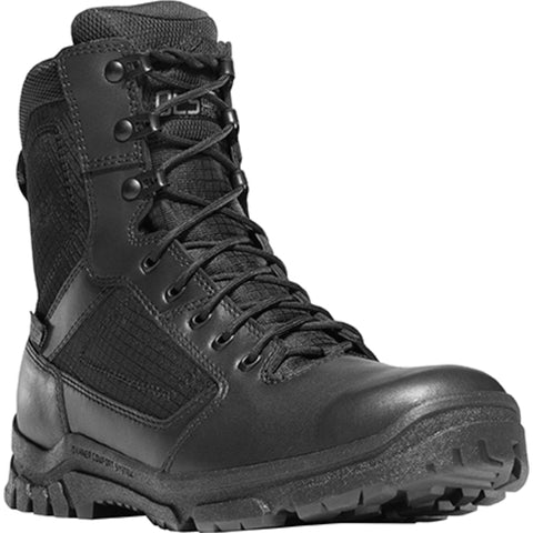 Danner Lookout 8in Mens Black Leather Waterproof Work Boots 23822