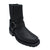 RideTecs Womens 7in Side Zipper Harness Black Military Boots