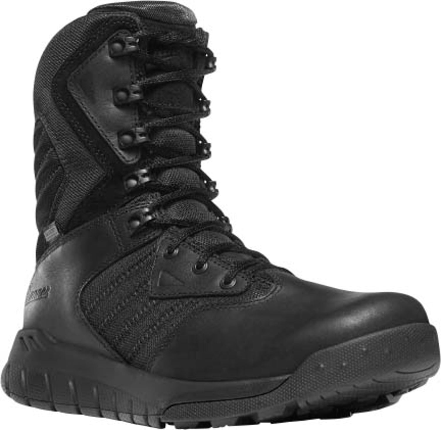 Danner Instinct Tactical Mens Black Leather 8in Side Zip Uniform Boots The Western Company
