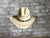 Rockmount Mens Natural Straw Premium Cowboy Gus Stripe Hat 7