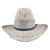Rockmount Unisex Premium Gus Stripe Beige Palm Cowboy Hat