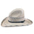Rockmount Unisex Premium Gus Stripe Beige Palm Cowboy Hat