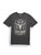 Ely and Walker Mens Cow Skull Black Cotton Blend S/S T-Shirt