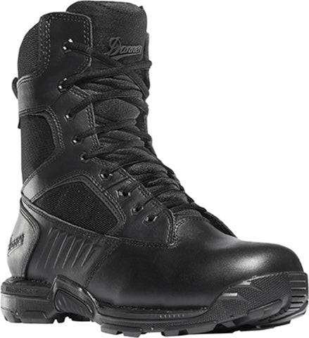 Danner Striker Bolt Side-Zip Mens Black Leather 8in GTX Tactical Boots